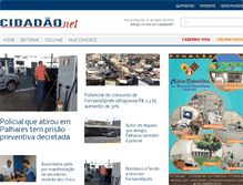 Tablet Screenshot of cidadaonet.com.br